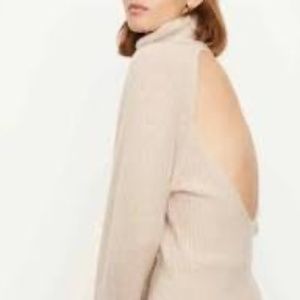 NWT VINCE OPEN BACK CASHMERE SWEATER